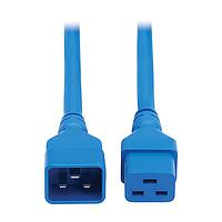Eaton P036-006-ABL AC Power Extension Cord Power Extension Cord C20 to C19 - Heavy-Duty 20A, 250V 12 AWG Blue 6ft.