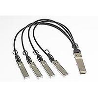Molex 100345-1051 Ethernet Cables / Networking Cables zQSFP+ to 4zSFP+_25G CBL 0.5m LGTH 30AWG