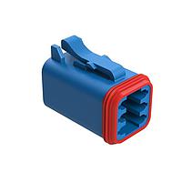 Amphenol SINE Systems AT06-6S-BLU Connectors A SERIES-AT-CONNECTORS