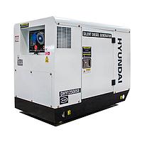 Hyundai DHY12500SE 10kW / 12.5kVA* Diesel Standby Generator (230v Single Phase Output, 3000rpm, Quiet Silenced Canopy)