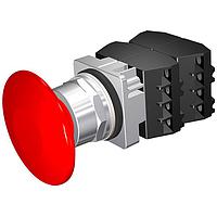 SIEMENS 52PM9V2D Pushbutton PUSHBUTTON,MOM,RED,2 1/2" PLST,2POS,4BJK