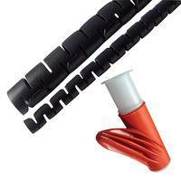Essentra Components SHR-15-PPB Slit Harness Wrap Slit Harness Wrap.Black.16MM Max. 1 EA=50 Mtr