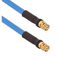 Amphenol SV Microwave 7012-1293 RF Cable Assemblies SMP F to SMP F C/A for .085 Cbl OAL 24"