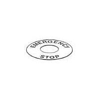 Omron Automation and Safety A22Z-3466-1 Legend Plate 60mm LEGEND PLATE Emergency stop