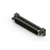 EDAC 627-037-626-013 D-Sub Connectors - Standard Density Vertical Plastic Body D-Sub Connector