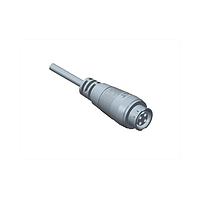 Amphenol LTW 1CB-04AMFM-LL7A03 Sensor Cables / Actuator Cables Ceres, Middle Size, Plastic, 10A, 04 pins, Male Connector, Female Contact, Straight, 2 Points Lock, Overmolded, Length 3000mm, IP67