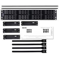 Belden AX104570 Fiber Optic Connectors ANGLEFLEX PATCH PANEL 48-P 2U