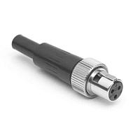 Amphenol Audio AG5FL Miniature XLR Connector 5 Pole Mini XLR  Cable Connector G Type Female Stamped Contacts Nickel Finish
