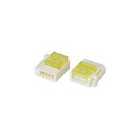 3M 37A04-D162-W00 MB 500 Connectors 3M Mini-Clamp III Connector, Wiremount Plug, 4 position, 26-20 AWG, Tin over Nickel, Yellow, Sold per each piece