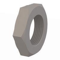 Essentra Components 0468727HN Standard Nut Hex Nut, 11/16-27 Thread, .250 Height