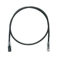 Panduit UTPKSP1MBL Cat 6 Keyed Copper Patch Cord, Cat 6, Black UT