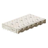 AMP Connectors - TE Connectivity 2007251-1 SFP Cage 1x6 EMI Shield w/Springs