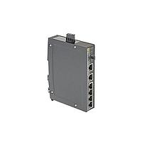 HARTING 24034061320 Unmanaged Ethernet Switches Ha-VIS eCon 3061GBT-AC-P - unmanaged switch with 6 Gigabit RJ45 (4PoE), 1 SFP Fiber, (extended temp. range)