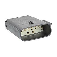 Molex 33481-6602 Automotive Connectors MX150 Mat-Sealed Male Conn Assembly Sgl Row 6 CKT Keying  Option B Light Gray