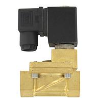 Dwyer SBSV-B8N2 Compact Brass 2-Way Solenoid Valve, NC, for Air, Gas & Liquids, 176°F Max (30 gal/min, 1 1/2 in, NPT Female, 1.57 in)