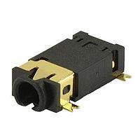 Same Sky (formerly CUI Devices) SJ2-25974A-SMT-TR Phone Connectors 2.5mm gold terminal 4 conductor 0 switch