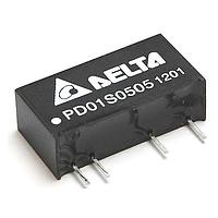 Delta Electronics, Inc. PD01S1215A Isolated DC/DC Converter, 15Vout, 1W