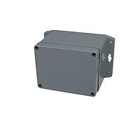 Bud Industries PN-1328-DGMB Electrical Enclosures IP65 NEMA 4X Box Dark Gray with Mounting Brackets (4.5 X 3.5 X 3.2 In)