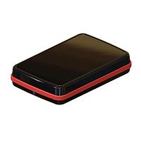 Serpac CX61DBKAOR Hand Held CX-61 Series Waterproof Pocket Enclosure with Orange Seal. Three-Piece Design, Polycarbonate Plastic, Integrated Waterproof Seal, IP 65, 66, 67; NEMA 4X, 12, 13 Ratings