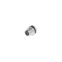 Amphenol CONEC 43-01063 M12 Female Socket FML SKT M12X1 W/DIP SLDR BACK MNT PG9