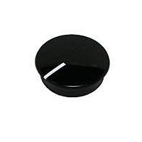 Eagle Plastic Devices 450-CL216 Knobs & Dials Black Cap-Wht Line 21mm Knob