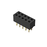 GCT (Global Connector Technology) BF095-06-A-D-0240-N-D Sockets 6w,  2mm Pitch Socket, DIL, TH, Vert, GF, Tube
