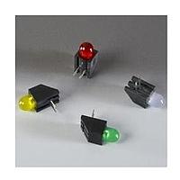 BIVAR H178CBWD-UCL LED Circuit Board Indicators LED Assembly, Right Angle, 5 mm LED, Single Level, 1 Station, Blue, 430 nm