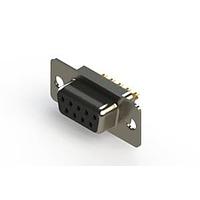 EDAC 628-M09-222-BN1 D-Sub Connectors - Standard Density Vertical Machined D-Sub Connector