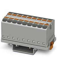 PHOENIX CONTACT 3273570 Push-In Distribution Block PTFIX 18X4-NS35 GY