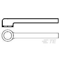 AMP Connectors - TE Connectivity 222F242-50-0 Boot, 90 Deg 222F242-50-0