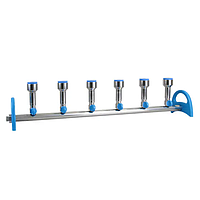 Rocker MultiVac 600 – MS Stainless Steel Multi-Branch Manifold (6-Places, 85x13x16 cm)
