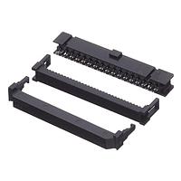 Omron Electronics XG4M-3430-T Flat Cable Connectors Socket+StrainRelief Set 34Pin 1Polar