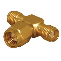 Cal Test Electronics CT3327 RF Adapters - Tee SMA tee female to male to female Adapter, 50ohm, Instrument