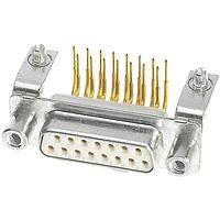 HARTING 09643147244 Receptacle D-Sub C-Filter 25pin female, angled pcb mount, w/ board locks, 4-40UNC Screw, 3900pf
