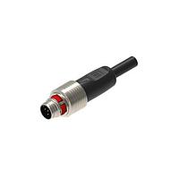 Lumberg Automation PP12M-MSSV5A-0253-0010 Sensor Cables / Actuator Cables M12 Push Pull Sample, Pigtail, 10cm cable, A-Coded, 5-Pin, Shielded