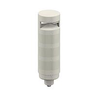 Banner Engineering TL70GBRACQ Tower Lights TL70 Tower Light; Gray Housing: 3-Color Audible Indicator; Voltage: 12-30 V dc; Environmental Rating: IP65; Input: Bimodal; Colors: Green Blue Red; 5-pin M12 Integral QD