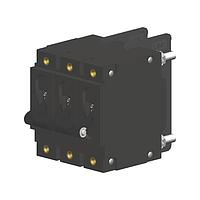 Carling Technologies CA3-B0-22-650-12A-D Hydraulic-Magnetic 3-pole, Handle, 50 amp circuit breaker, Stud 10-32 terminals, UL 1077 Recognized CSA Accepted VDE Certified to IEC/EN 60934