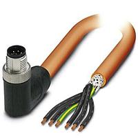 PHOENIX CONTACT 1414935 Sensor Cables / Actuator Cables 6POS Power Cable Orange 1.5m