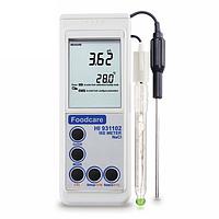 Hanna HI931102 HACCP Compliant Salinity Foodcare Meter (0.150 to 1.500 g/L NaCl)