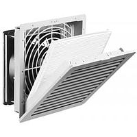 Hammond Manufacturing PF32000T12BK24 Filter Fan 65CFM Filter Fan, 24VDC N12 - Black