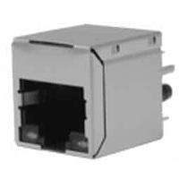 Kycon GK3LX-188S1-1G-GY1 Modular Connectors / Ethernet Connectors VERTICAL, 1G MAGNETICS, LED GRN YEL, GOLD FLASH