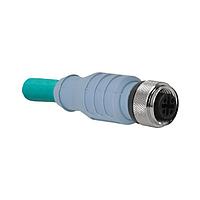 Panduit ICD35T2NTL20M Cat 5e IndustrialNet Cordset - M12 Female D-cod