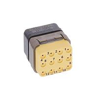 DEUTSCH - TE Connectivity DMC-M12-20AN Rectangular MIL Spec Connectors DMC INS P 12C 12#20  ZPF000000000015254