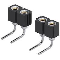 Mill-Max 399-93-164-10-003000 Socket 64 POS R/ANGLE .100"