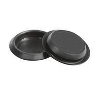 Essentra Components SR1A Hole Plugs SHEET METAL PLUG RECESSED:LDPE BLACK
