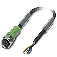 PHOENIX CONTACT 1560976 Sensor Cables / Actuator Cables SAC-4P- 5,0- PUR/M12FS VA