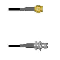 Amphenol Custom Cable Q-3B04F0003120i RF Cable Assemblies SMA-SP/TNC-SJB G174 120I
