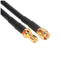 Amphenol Cables on Demand CO-058SMAMFRP-010 RF Cable Assemblies RG58 REV POLARITY SMA M/F 10