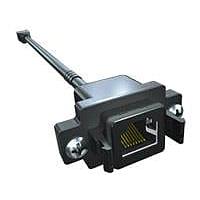 Samtec RPCE-01-E-50.00-D-C5E Ethernet Cables / Networking Cables AccliMate IP68 Sealed Rectangular Ethernet Panel Cable Assembly