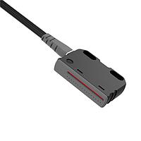 Banner Engineering PBRSL1X326U Plastic Fiber Sensors Plastic Fiber, Diffuse Reflective; Core Diameter: 32 x 0.25 mm; Fiber Length 2 m; Rectangle; Lensed Emitter Array Sideview; Free Cut